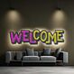 WELCOME LED-Neonschild für Shop und Hotel