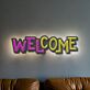 WELCOME LED-Neonschild für Shop und Hotel