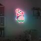 schlafender Seestern Cartoonfigur LED-Neonschild mit UV-Druck Kinderzimmer