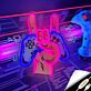 Hand mit Spielcontroller LED-Neonschild für Gaming Zimmer
