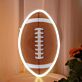 American-Football-Ball LED-Neonschild mit UV-Druck für Wohnzimmer Sportbar