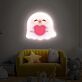 Geist mit Herz LED-Neonschild Wohnzimmer Kinderzimmer