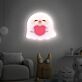 Geist mit Herz LED-Neonschild Wohnzimmer Kinderzimmer
