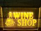 WINE SHOP LED-Neonschild für Weinladen Bar