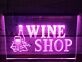 WINE SHOP LED-Neonschild für Weinladen Bar