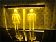 Toiletten Symbol Damen und Herren LED-Neonschild für Restaurant und Büro