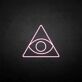 Auge im Dreieck als LED-Neonschild