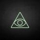 Auge im Dreieck als LED-Neonschild
