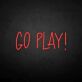 GO PLAY! LED-Neonschild für Gamingzimmer