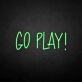 GO PLAY! LED-Neonschild für Gamingzimmer