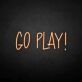 GO PLAY! LED-Neonschild für Gamingzimmer