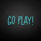 GO PLAY! LED-Neonschild für Gamingzimmer