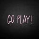 GO PLAY! LED-Neonschild für Gamingzimmer