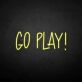 GO PLAY! LED-Neonschild für Gamingzimmer