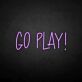 GO PLAY! LED-Neonschild für Gamingzimmer