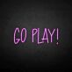 GO PLAY! LED-Neonschild für Gamingzimmer