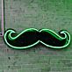 Schnurrbart LED-Neonschild für Bar und Barbershop