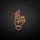 OK-Geste als LED-Neonschild
