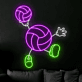Volleyball Neon LED Wandlicht