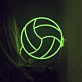 Volleyball LED-Neonschild für Sporthalle und Kinderzimmer