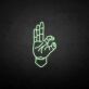 OK-Geste als LED-Neonschild