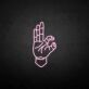 OK-Geste als LED-Neonschild