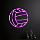 Volleyball LED-Neonschild für Sporthalle und Wohnzimmer