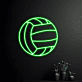 Volleyball LED-Neonschild