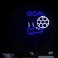 GOAL Fußball Neon LED Wandlicht