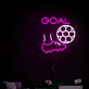 GOAL Fußball Neon LED Wandlicht