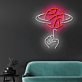 Basketball Spin Neon LED Wandlicht