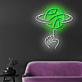 Basketball Spin Neon LED Wandlicht