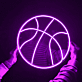 Basketball LED-Neonschild für Sport und Jugendzimmer