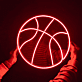 Basketball LED-Neonschild für Sport und Jugendzimmer