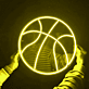 Basketball LED-Neonschild für Sport und Jugendzimmer