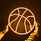 Basketball LED-Neonschild für Sport und Jugendzimmer