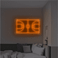 Basketballfeld Neon LED Wandlicht
