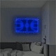 Basketballfeld Neon LED Wandlicht