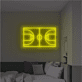 Basketballfeld Neon LED Wandlicht