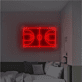 Basketballfeld Neon LED Wandlicht