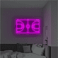 Basketballfeld Neon LED Wandlicht