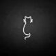 Katzen-Silhouette LED-Neonschild Wohnzimmer Schlafzimmer