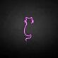Katzen-Silhouette LED-Neonschild Wohnzimmer Schlafzimmer