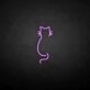 Katzen-Silhouette LED-Neonschild Wohnzimmer Schlafzimmer