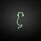Katzen-Silhouette LED-Neonschild Wohnzimmer Schlafzimmer
