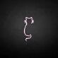 Katzen-Silhouette LED-Neonschild Wohnzimmer Schlafzimmer