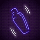 Cocktailshaker LED-Neonschild für Bar Club