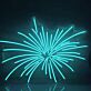 Abstraktes Feuerwerk Neon LED Licht