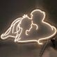 Brautpaar Silhouette Hochzeits Neon LED Schild
