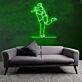 LED-Neonschild mit Paar-Silhouette